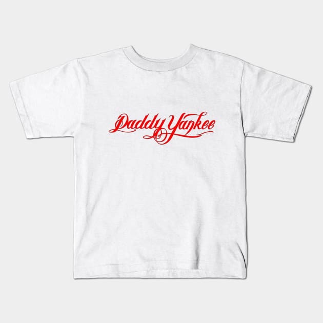 Daddy Yankee - Puerto Rican rapper, singer, songwriter, and actor Kids T-Shirt by Hilliard Shop